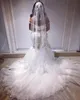 Luxuriöse Meerjungfrau-Hochzeitskleider mit Perlen und Pailletten, neue glitzernde schulterfreie Brautkleider, sexy Schatz-Kirchenbrautkleid in Übergröße