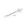 Aquarium Fish Tank Aquatic Plant Cleaning Tools Tongs Scissor Long Stainless Steel Wave Scissor Curved ZC1692