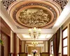 Moderne 3D Photo Papier PeintWhite Palace arches mer voile paysage Papiers Peints Maison Intérieur Décor Salon Plafond Lobby Mural Papier Peint