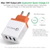 QC 3.0 Wall Charger 3 Ports Travel Adapter Quick Charge Multi USB Phone Adapters EU US Portable Fast Charging For Smartphone