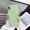 Luxus-Handyhülle aus flüssigem Silikon für iPhone XS Max X XR iPhone 8 7Plus 8Plus iPhone 6s Plus Candy Color Cover DHL-frei