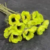 Artificial Anemone Flowers 12 Pieces/lot Wedding Home Table Flower Party Decoration Boutonniere Bouquet Accessries C18112601