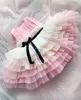 2020 thé longueur coloré fleur fille robes Tiers Tulle petite fille robes de mariée Vintage Communion Pageant robes robes F151