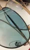 Metalen gouden bot pron frame zonnebril bruin gearceerde vrouwen zonnebril zonnebril tinten lunettes de soleil nieuw met doos