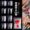 32 styles Long Stiletto False Nails Tips Full Cover Coffin Ballerina Nail Tips 500pcs/bag NA607