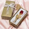 Romantische Hochzeitsgeschenke, mehrfarbige Kristall-Rosengeschenke mit bunter Box, Partygeschenke, Babyparty-Souvenir-Ornamente für Gäste