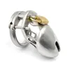 Stainless Steel Cock Cage Male Device Small Long Size Penis Ring Sex Toys For Men1244235