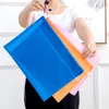 New Fashion Document Bag Grid Zipper File Folder Plastic Classified Storage Stationery Bag Thicken File Pocket Archival Bags VT1488