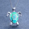 opal fuoco green pendante