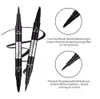 DHL free 2019 NEW HANDAIYAN Liquid Eyebrow and Eyeliner Multi-functional Two-headed Eyebrow pencil Eyeliner pen 5 colors in stock