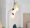 Nordic Simple Bar Подвесной светильник Цветной свет подвеска ресторан, спальня, прикроватные огни, современного искусства и креативного освещения декомпрессию MYY