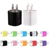 Colorido 5V 1A US AC cargador de pared de viaje para el hogar adaptador de corriente automático para iphone 7 8x10 htc samsung android teléfono Nokoko adaptador