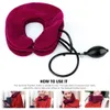 Uppblåsbar luft Cervical Neck Traction Neck Massage Axel Muskel Relax Cervical Pillow Massager BRACE Hälsovårdsartiklar1089899