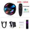 H96 MAX X3 TV Box Android 9.0 8K Amlogic S905X3 4 GB 64 GB Dual WIFI 2.4g 5G 60FPS Media Player H96max Set Top Box