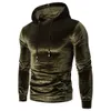 Samt Hoodie Sweatshirts Herren Herbst Winter Warme Tops Große Größe Volle Ärmel Sweatshirt Reine Farbe Slim Fit Top # # 5 CX200805