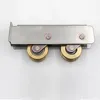 90-type sliding door plastic steel window pulley Aluminum alloy wheel mute brass roller household hardware part