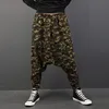 Incerun Mäns Harembyxor Drop Crotch Baggy Camouflage Printed Casual Hip-Hop Joggers Man Byxor Pantalon Hombre 2019 S-5XL1