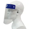 Maschera protettiva per il viso Maschera protettiva antispruzzo protettiva riutilizzabile in PET trasparente trasparente di sicurezza OOA8183