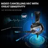 ONIKUMA Upgraded Gaming Headset Super Bass Noise Cancelling Stereo LED Headphones With Microphone for PS4 Xbox PC Laptop 1 PCS Hig286t