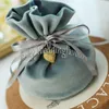 12PCS 13.5X10cm Sweet Velvet Bag Favors Wedding Shower Candy Package Bridal Shower Dried Flower Pouch Events Reception Ideas