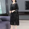 New spring autumn dress sari Style clothing loose women vintage dress Asia & Pacific Islands Clothing free shipping