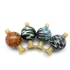 Smoke US Color Wig Wag Glass Bubble Carb Cap Colorido Único Universal Caps para Quartz Banger Nails Glass Bongs305d