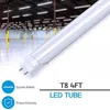 2018 Ny ankomsttidsloggen Mjölkkåpa T8 LED-lampor 5FT Split Tube 1500mm 22W 28W Energibesparande lampa Lampor Hög Lumen AC85-265V
