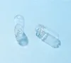 Lowest Price 2ml Mini Clear Glass Bottle 2cc Empty Glass Sample Bottles With White Clear Screw Cap Small Glass Vials 5000pcs/lot