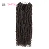 Fashion Bomb twist borse opp Estensioni dei capelli all'uncinetto Bomb twist intrecciare i capelli 14" trecce sintetiche all'uncinetto capelli fibra ignifuga marley