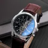 Luxury Mens Watches FHD Casual Sports Beautifully Wristwatch Band Alloy PU Leather Quartz Watch