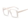 Gros-lunettes cadre Sexy Surdimensionné Carré Designer Femme Lunettes Optique Cadre Mal mode Clear Lens Eye 2019