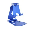 Folding Phone bracket Aluminium Alloy Dual Foldable Desktop RotaryTablet Stand Mobile Phone Holder Mount Bracket for iPhone iPad for Samsung