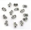 300 pçs / lote liga Bail Beads Spacer Beads Encantos Lasca Banhado para Jóias DIY Fazendo 11x9mm