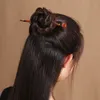 6個13cmファッション中国風の女性のヘアピンプリント木製の髪の棒髪の髪の棒の美しさの髪のピンアクセサリー