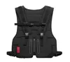 Gilet tattico streetwear da uomo Hip Hop Street Style Chest Rig Borsa per telefono Moda Gilet riflettente con tasche esterne Spor1303399