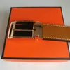 Mode Men Belt Business Smooth Metal Buckle Mens Bälten för Casual Belt Kvinnor med låda