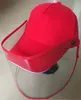 Anti-Fog Peak Cap Cover Face Transparent Skyddsmask Sun Shade Fisherman Hat Splash Boys and Girls EEA1307-4