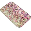 Motif de fleurs tapis de sol tapis tapis de sol cuisine salon salle de bain support antidérapant NIN668