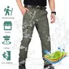 Mäns byxor Dihope 2021 Män Cargo Pant Multi-Pocket Övergripande Male Combat Trousers Tooling Army Green Size S-4XL1