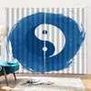 3d Curtain Window Blue Gossip Figure Customize Your Favorite Beautiful Blackout Curtains For You