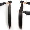 Kisshair 28 30 32 34 pouces Remy Remy Brésilien Human Hair 3pcs Cuticule Aligné Hair Extension droite des cheveux indiens bruts non traités Bundl4737559