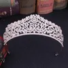 2019 Nieuwe Europese Hot Silver Bride Wedding Crown Accessoires / Explosion Modellen Rose Goud Rhinestone Wedding Crown HeadPieces