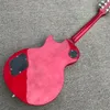 Высококачественные электропитки ручной работы Flame Maple Top Электро -гитара с корпусом электрогитары Guitar2569201