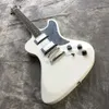 Custom Shop RD Style White Explorer Электрогитара Flying Fhole Headstock Schaller Тюнеры Блок Инкрустация Хромированная фурнитура5510210