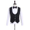 Sıcak Satış Şal Yaka Groomsmen Bir Düğme Düğün Damat Smokin Erkek Takım Elbise Düğün/Balo/Akşam Yemeği Sağdıç Blazer (Ceket + Kravat + Yelek + Pantolon) 331