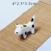 100pcs Lovely Dog Chopstick Holder Ceramic Chopsticks Rest Creative Household Tableware Stand 4 Styles Free Shipping