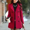 HEE GRAND Women Spring Trench 2018 Plus Size M-3XL Women Jacket Ladies Pea Coat Slim Double Breasted Blended Coats WWN717