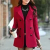 Hee Grand Women Spring Trench 2018 Plus Storlek M-3XL Kvinnor Jacket Ladies Pea Coat Slim Double Breasted Blended Coats WWN717