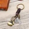 Boxing Glove Key Ring Retro Bronze Jag känner för dig Inspirerade nyckelringar Kvinnor Män modesmycken Drop Ship Ship