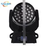 2in1 Flycase/Road Case 36*18W 6in1 RGBAW+UV LED Zoom Moving Head Wash Light DJ Light Lyre Disco Lighting